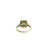 Vintage 14k Yellow Gold Emerald Ring