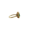 Vintage 14k Yellow Gold Emerald Ring