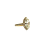 Estate 14k Yellow Gold Marquise Diamond Engagement Ring - 2.80 CTW