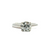 Estate 14k White Gold Round Brilliant Diamond Engagement Ring - 0.96 CTW