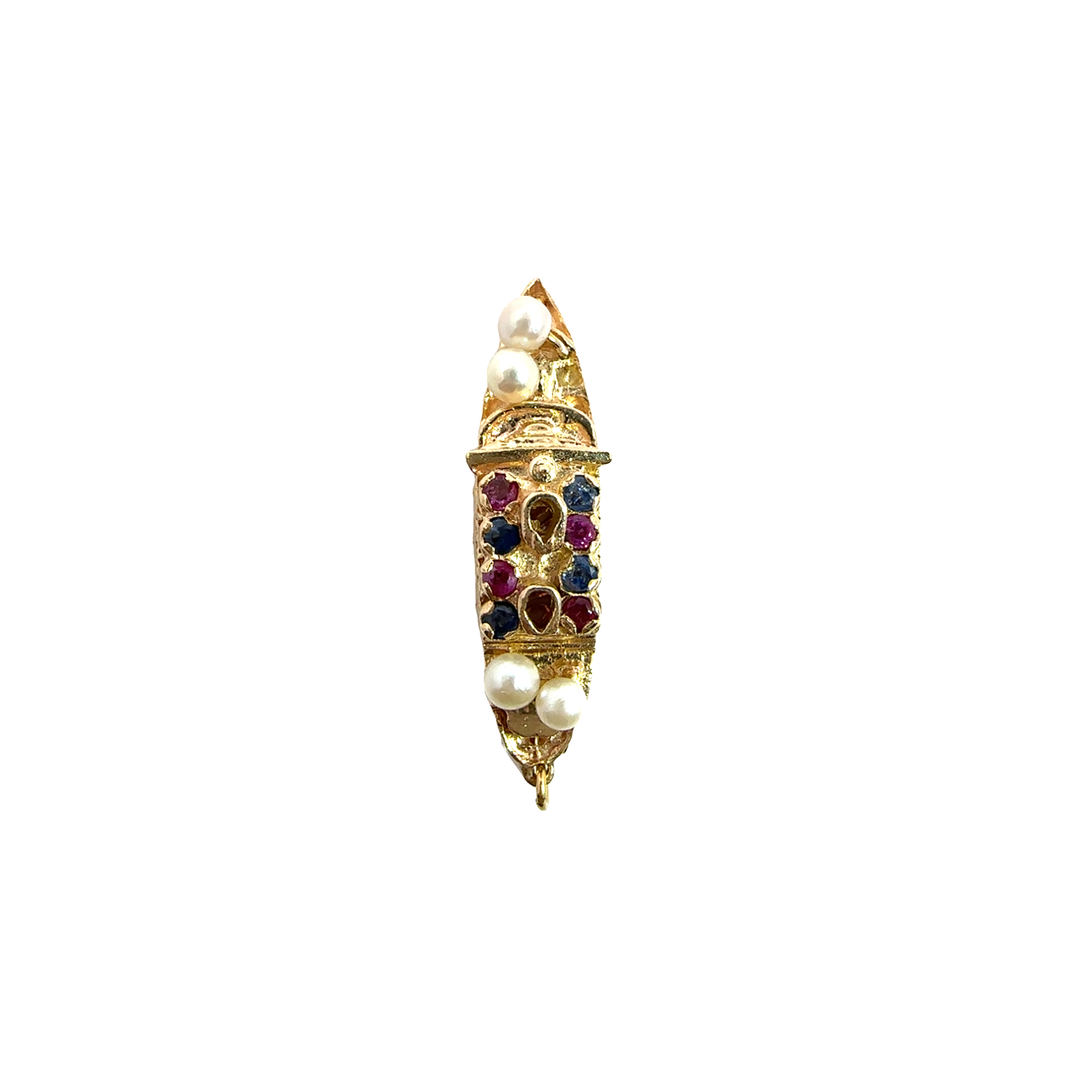 Vintage 13k Yellow Gold Ship Pendant Charm