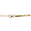 Estate 14k Yellow Gold Square Cable Link Chain Necklace 18"