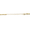 Estate 14k Yellow Gold Square Cable Link Chain Necklace 18"