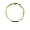 Estate Men's Two-Tone 14k Gold Bracelet 8"