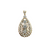 Vintage 10k Yellow Gold and Diamond Pendant