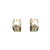 Estate Pearl, Diamond and Yellow Gold Earrings