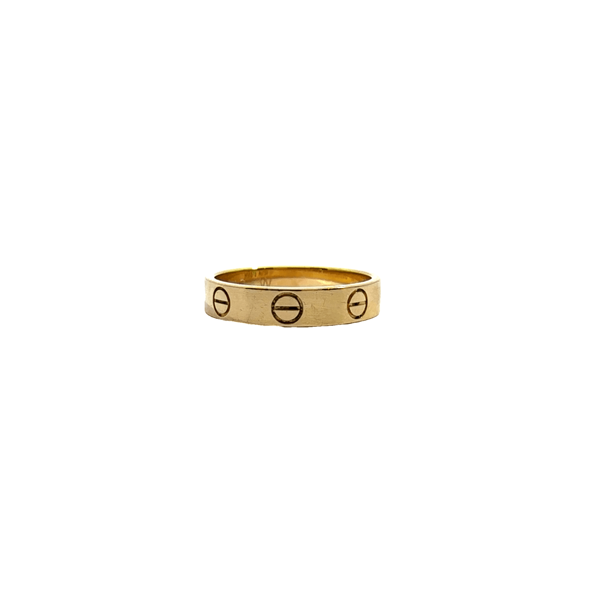 Vintage Cartier 18k Yellow Gold Love Band Ring