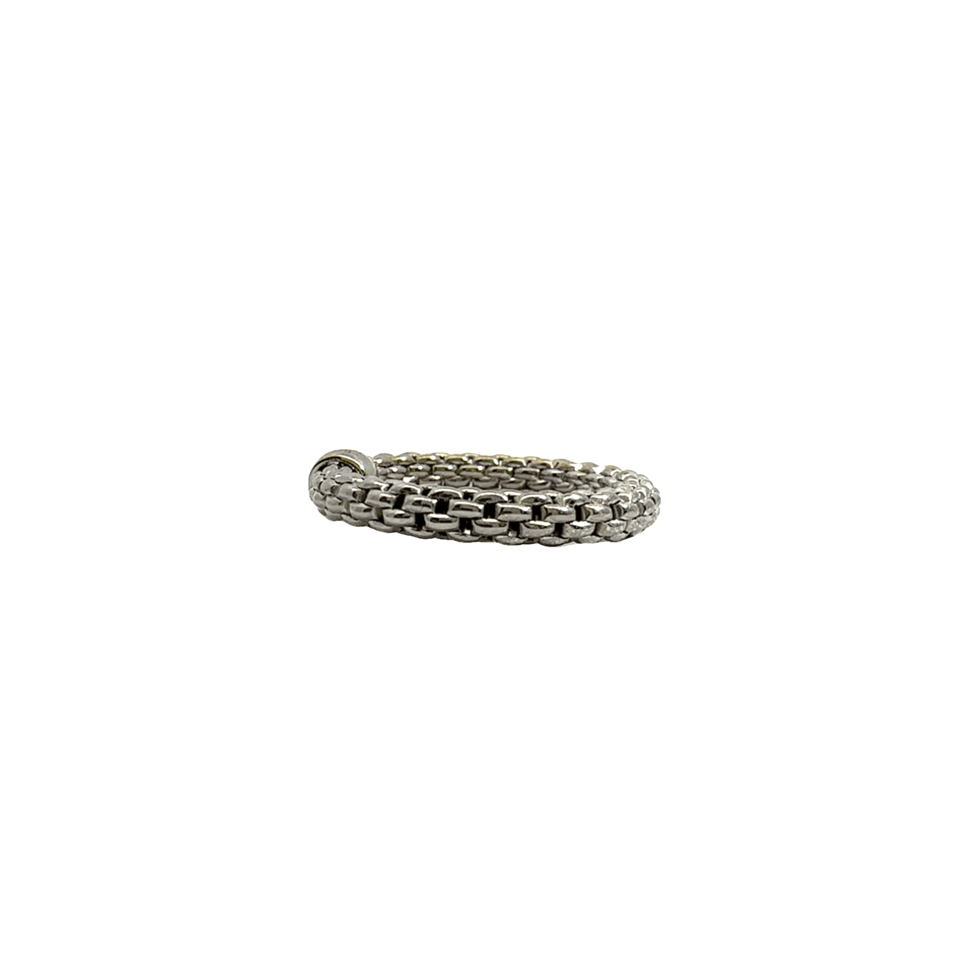 Estate FOPE Essentials Collection Flex'it  18k White Gold Ring