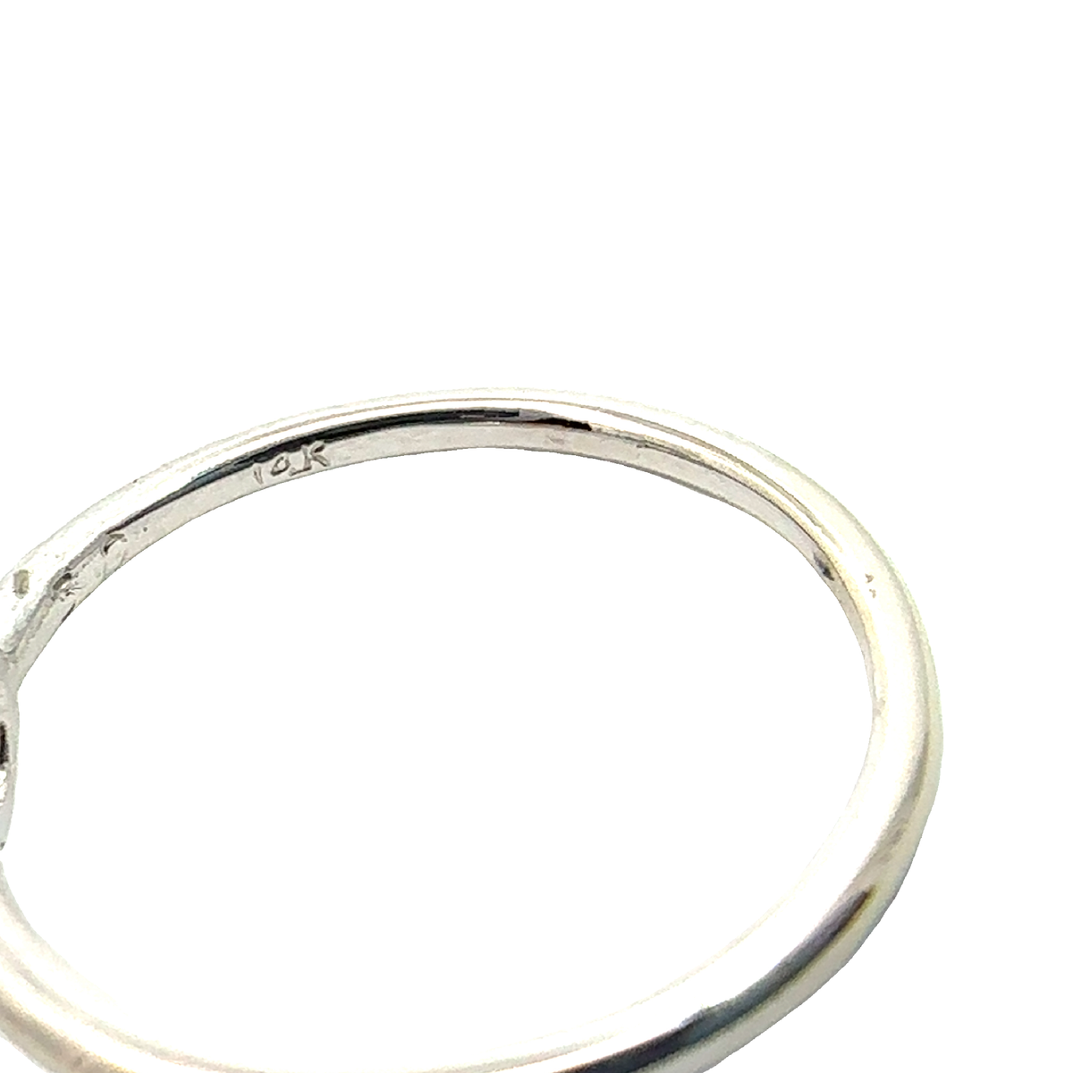 Estate 14k White Gold Round Brilliant Diamond Halo Engagement Ring-0.88CTW