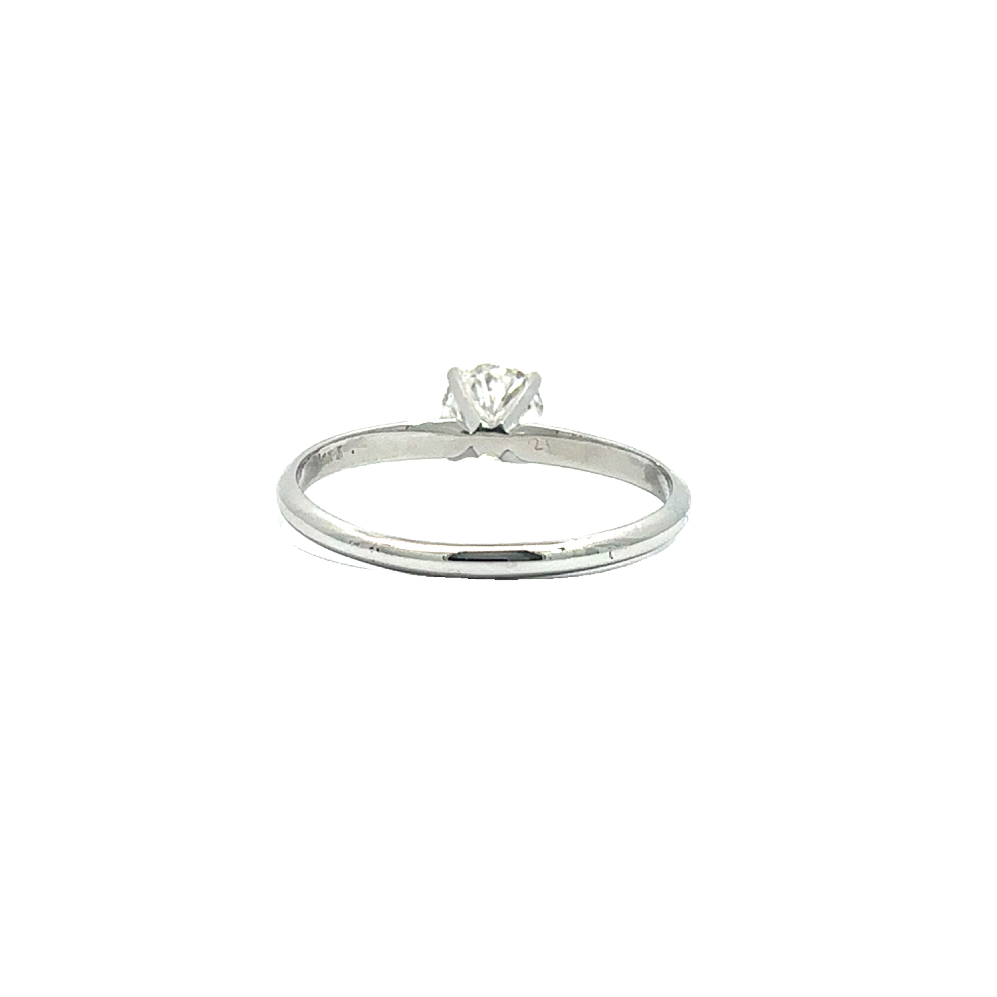 Estate Round Brilliant Cut Diamond Solitaire Engagement Ring-1.18CTW