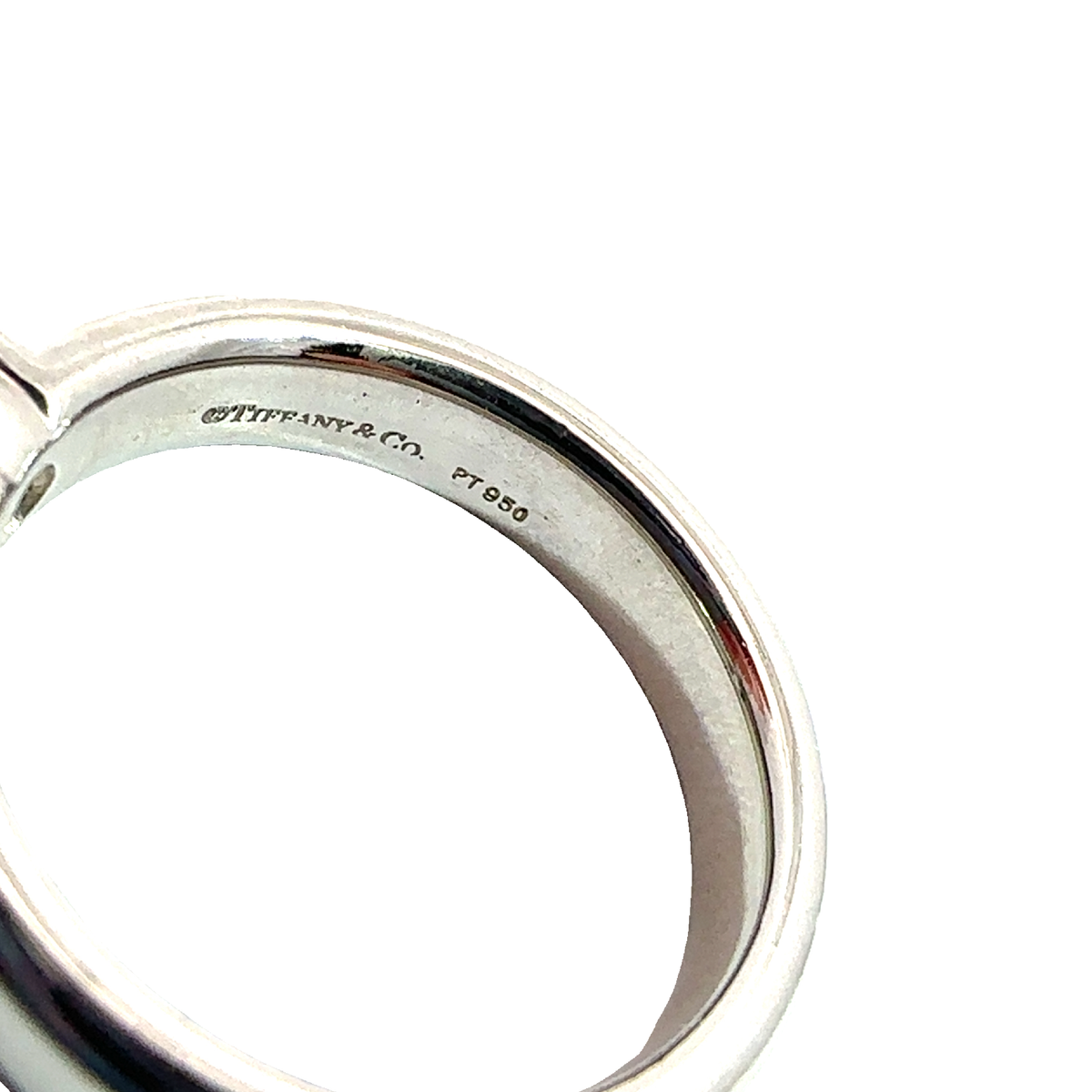 Estate Tiffany & Co Platinum Wedding Ring Set