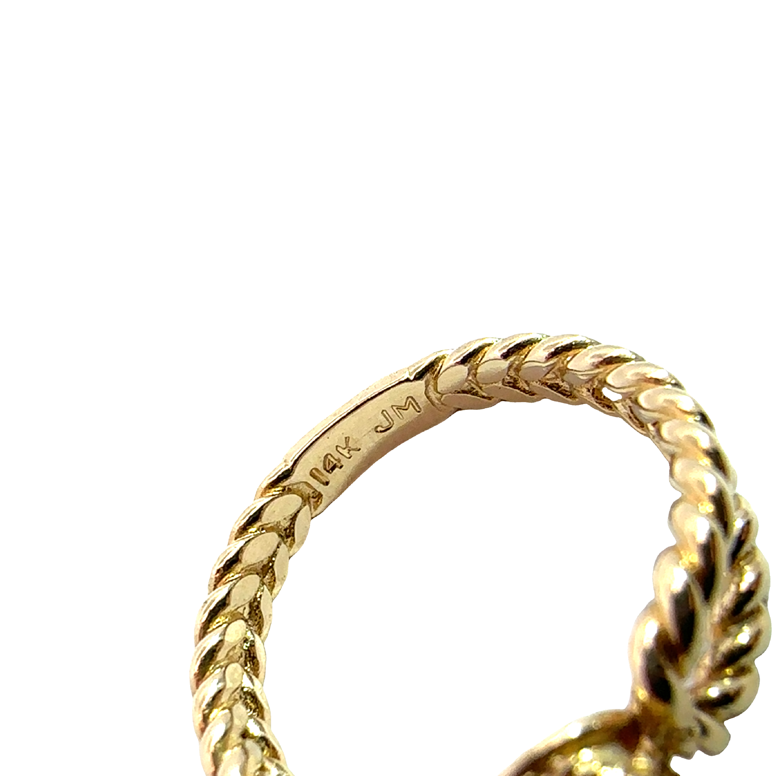 Estate 14k Yellow Gold Solitaire 0.10ctw Diamond Ring