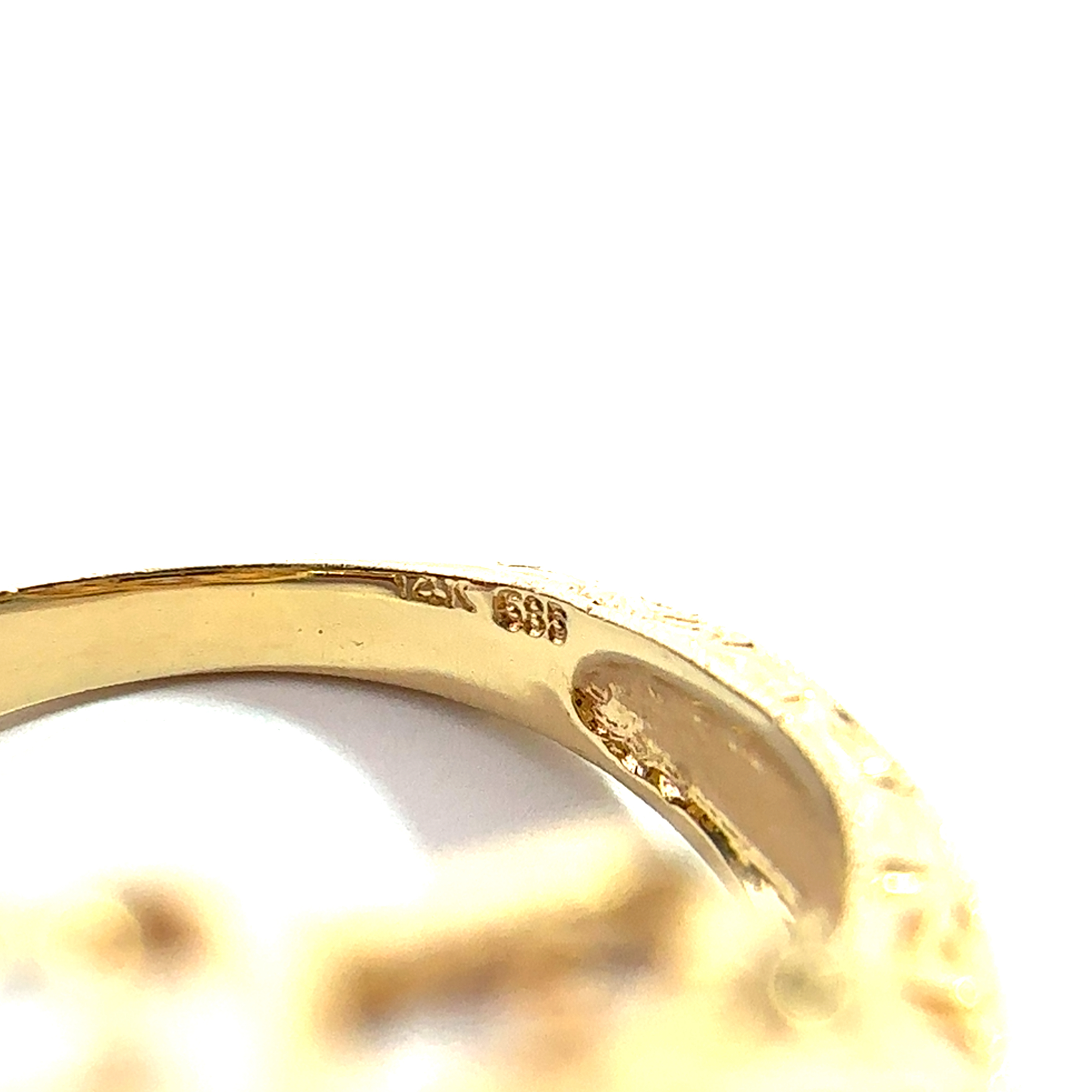 Vintage 14k Yellow Gold 4.20ctw Cushion Cut Kunzite 0.43ctw Diamond Ring