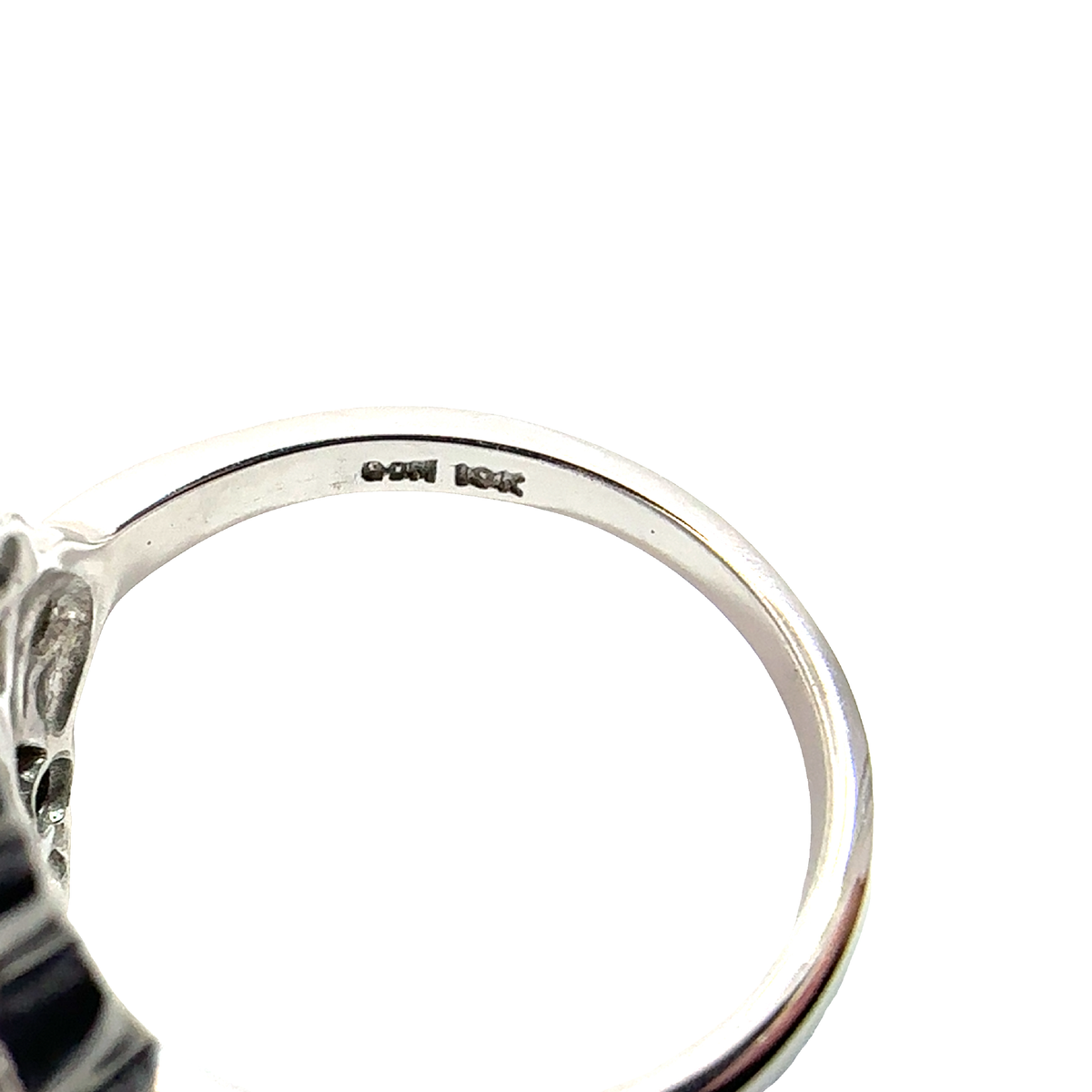 Vintage 10k White Gold 0.28ctw Diamond Ring