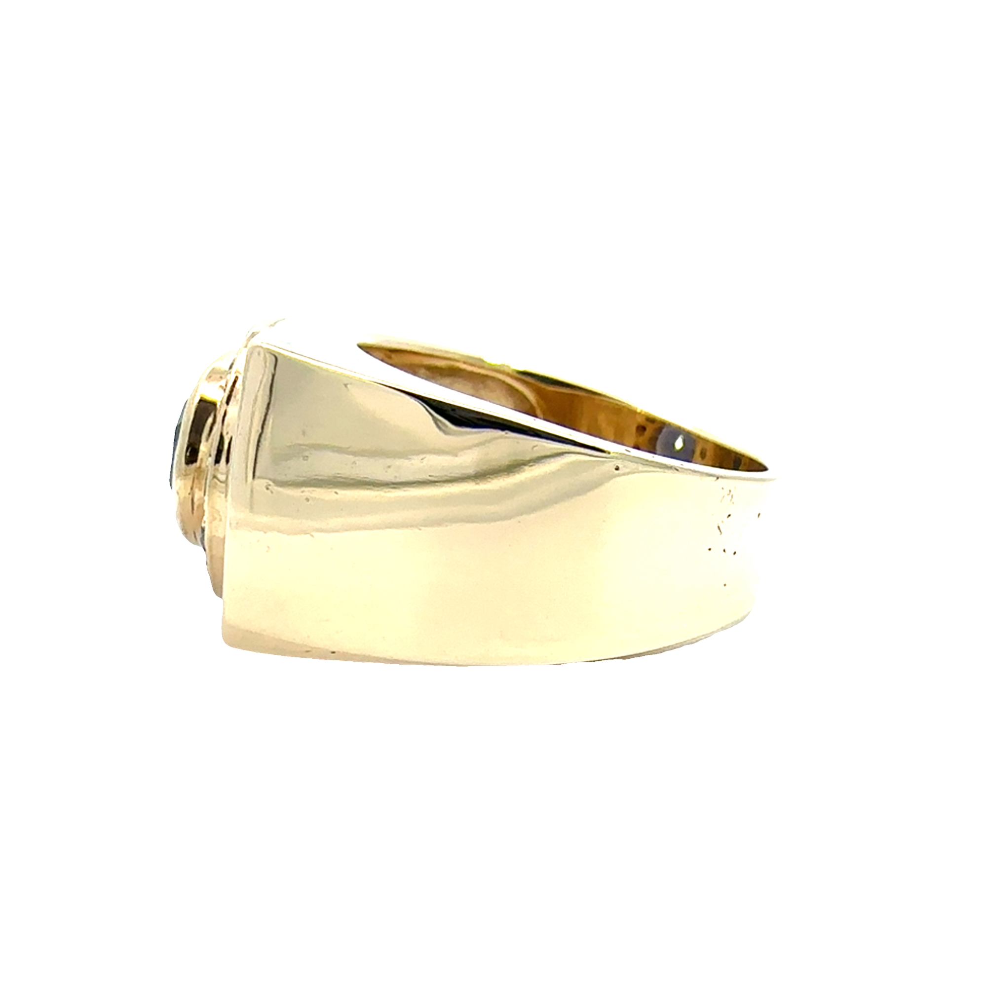 Vintage 14k Yellow Gold 4.75ctw Amethyst and 0.52ctw Diamond Ring