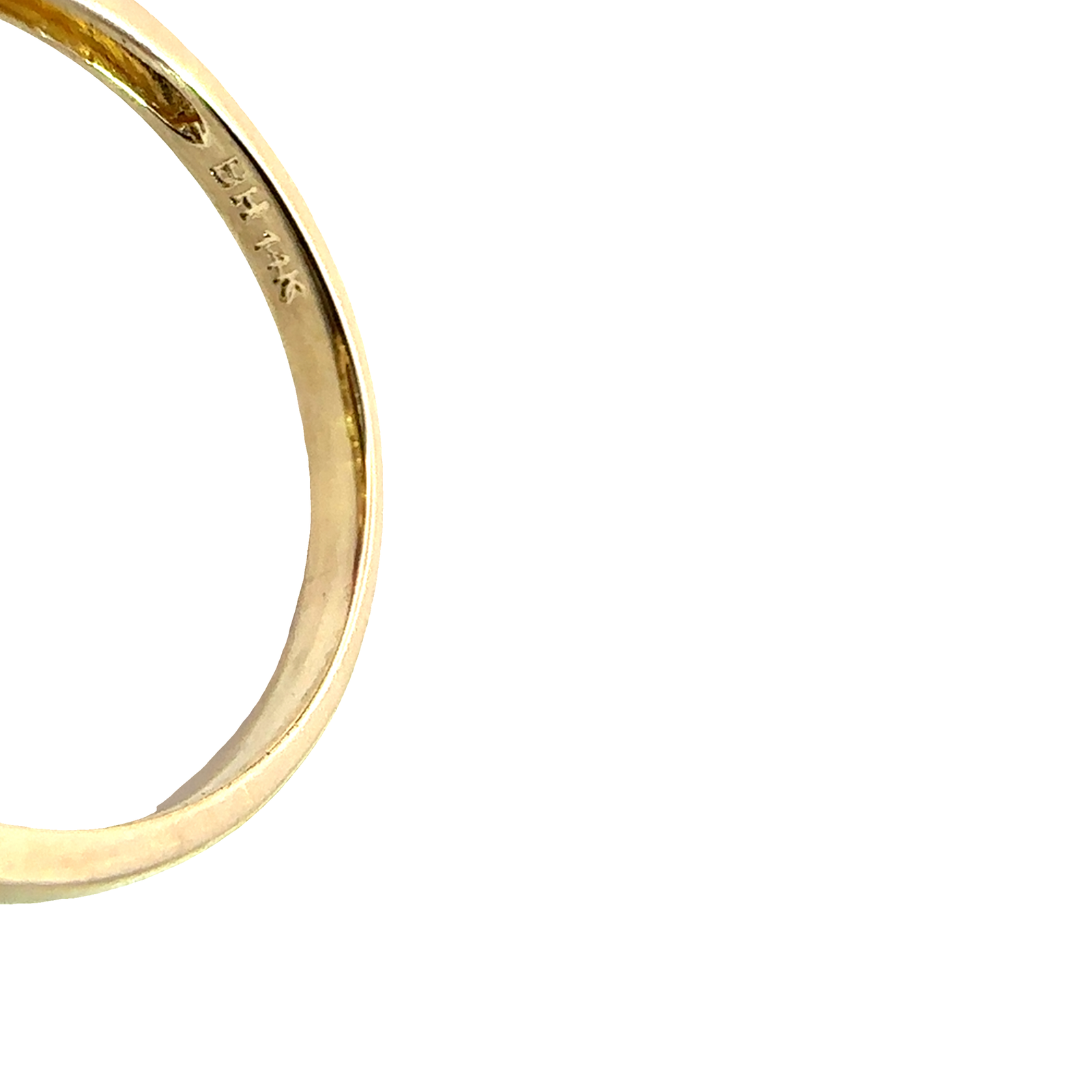 Vintage Effy 14k Yellow Gold  17.90ctw Smoky Topaz and 0.28ctw Diamond Ring