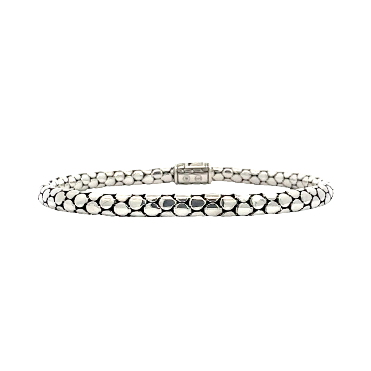 Estate John Hardy Sterling Silver Dot Chain Bracelet, Slim