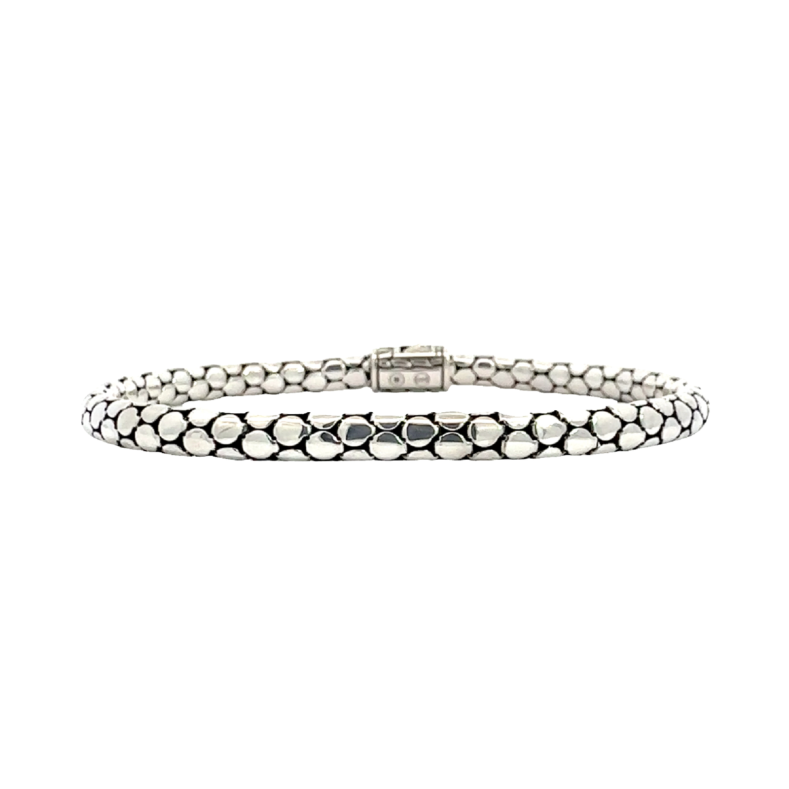 Estate John Hardy Sterling Silver Dot Chain Bracelet, Slim