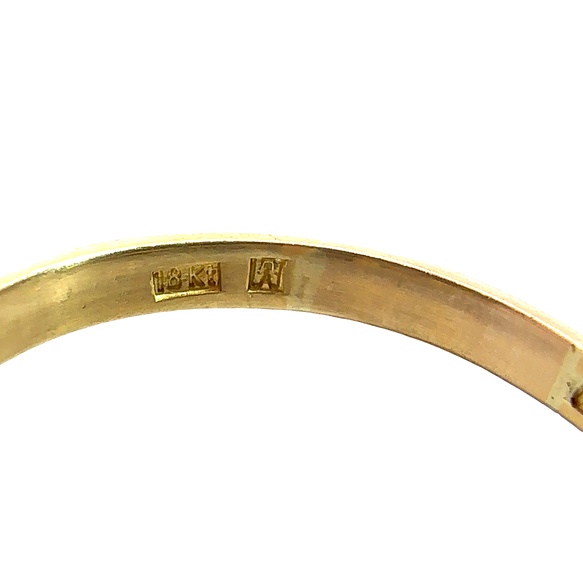 Vintage 18k Multi-Tone Gold Geometric Cocktail Ring