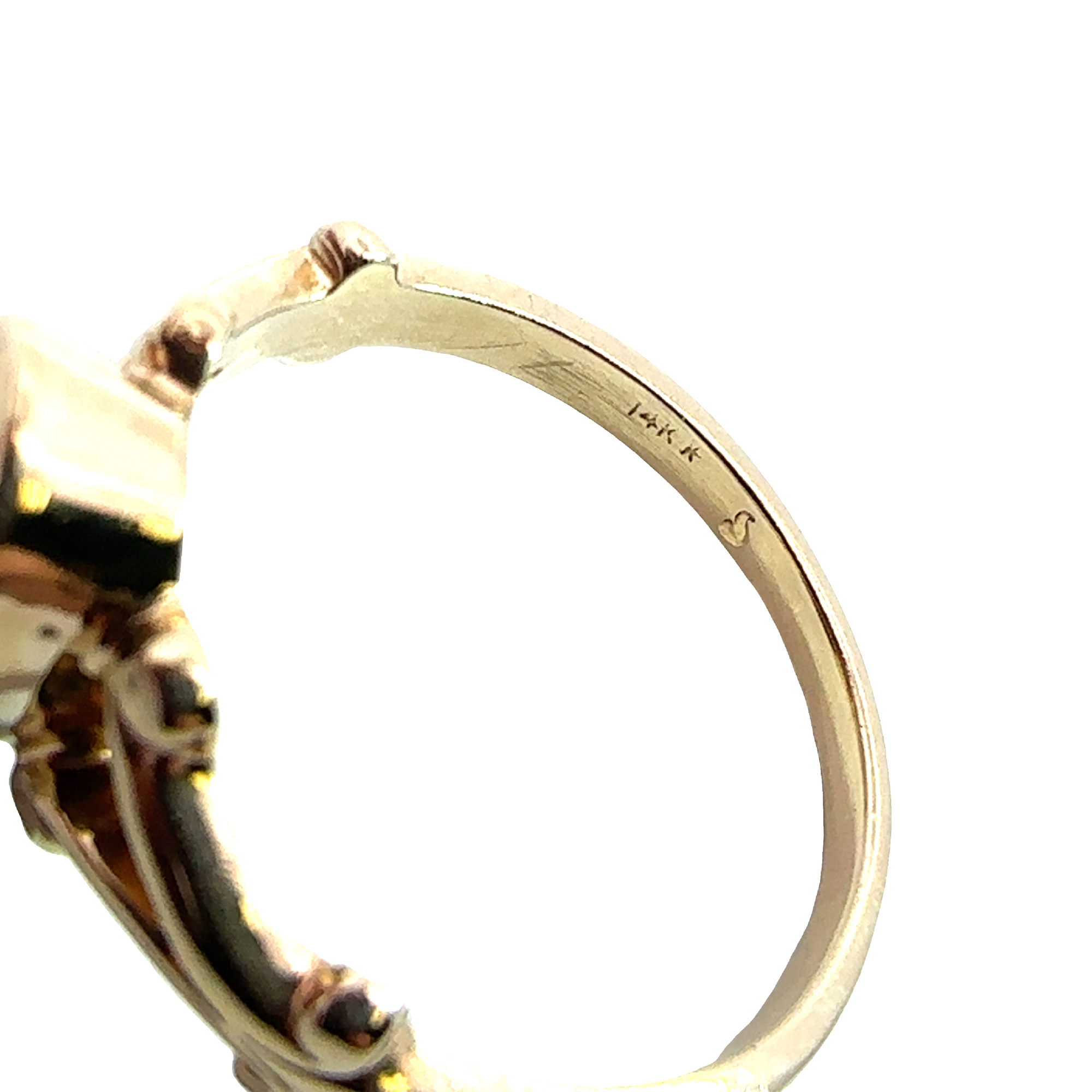 Vintage 14k Yellow Gold 1.50ctw Oval Garnet Ring