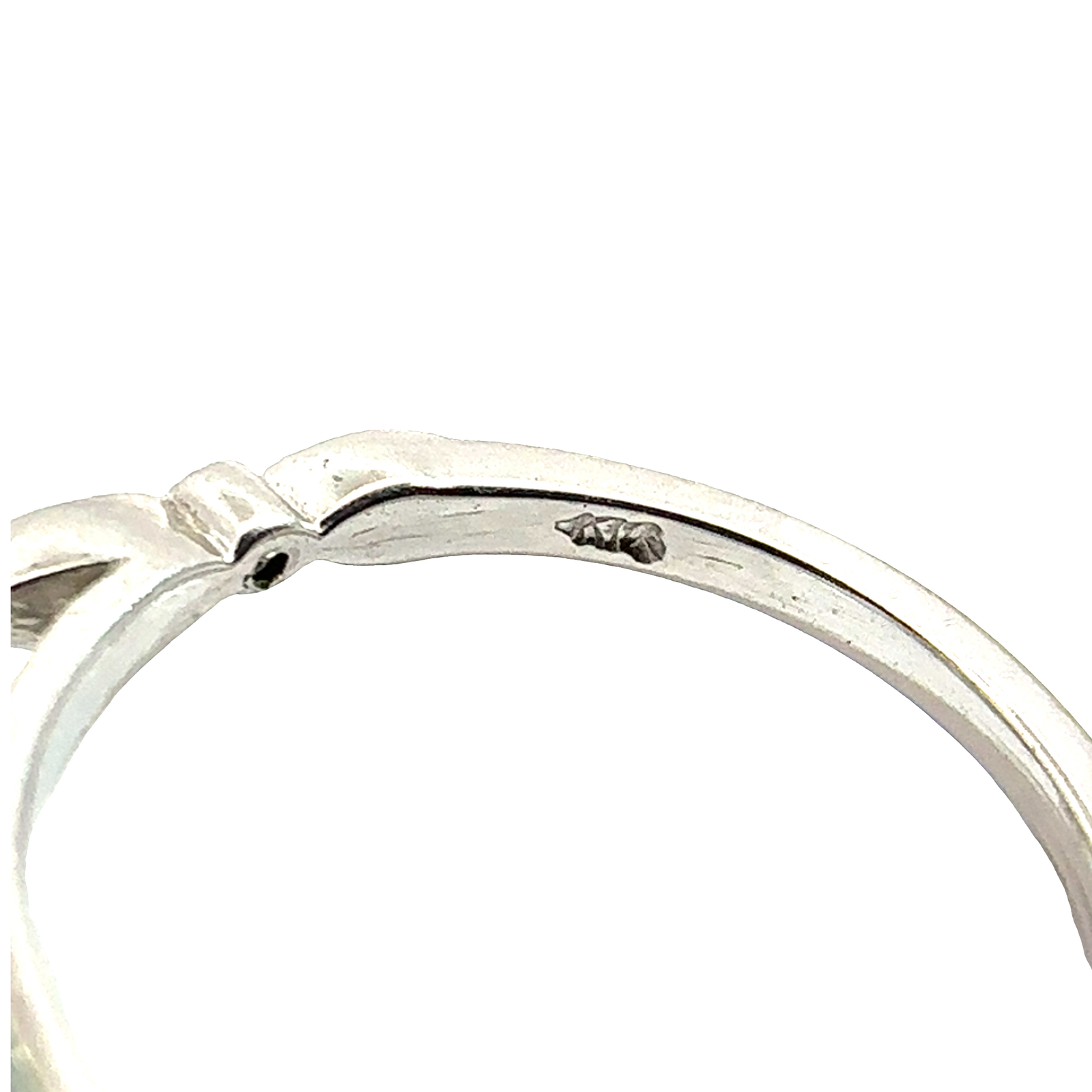 Vintage 14k White Gold 2.32ctw Round Brilliant Diamond Engagement Ring