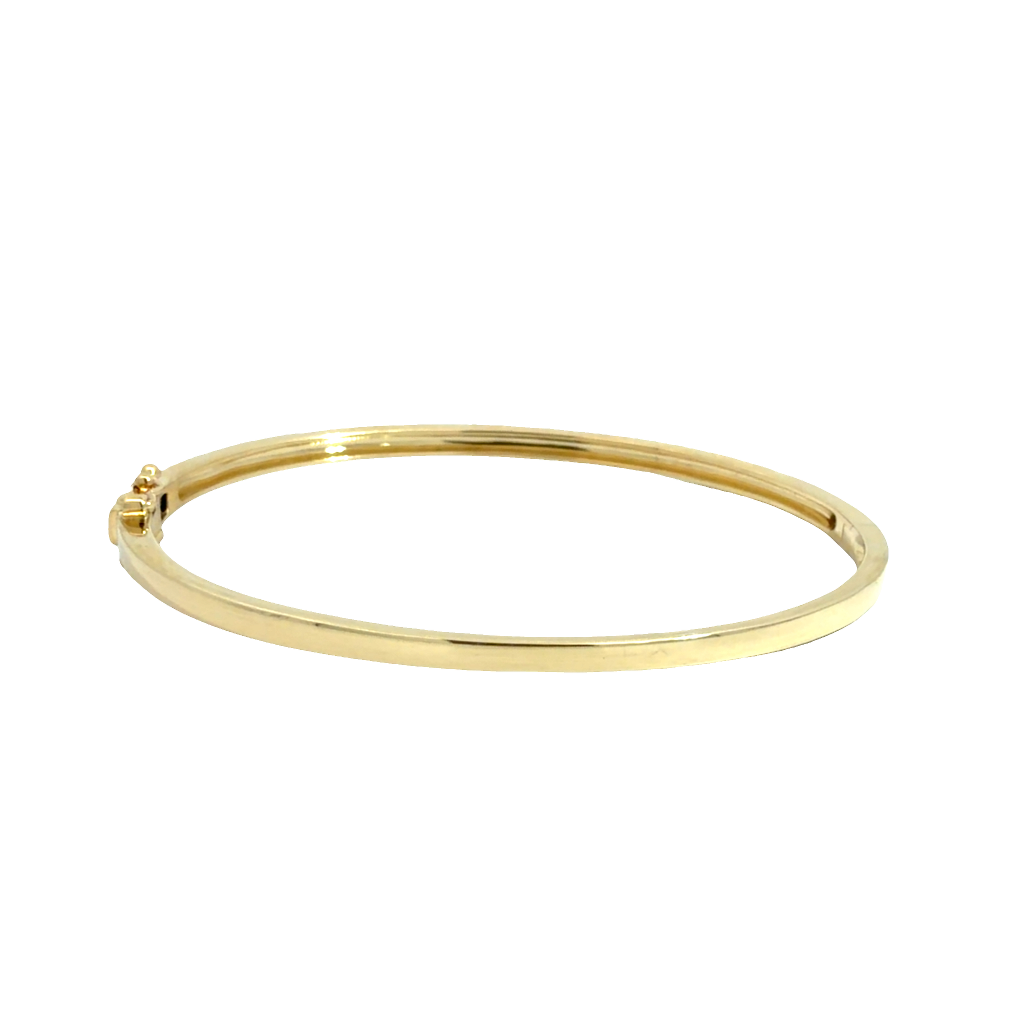 Estate 14k Yellow Gold 0.75ctw Diamond Bangle