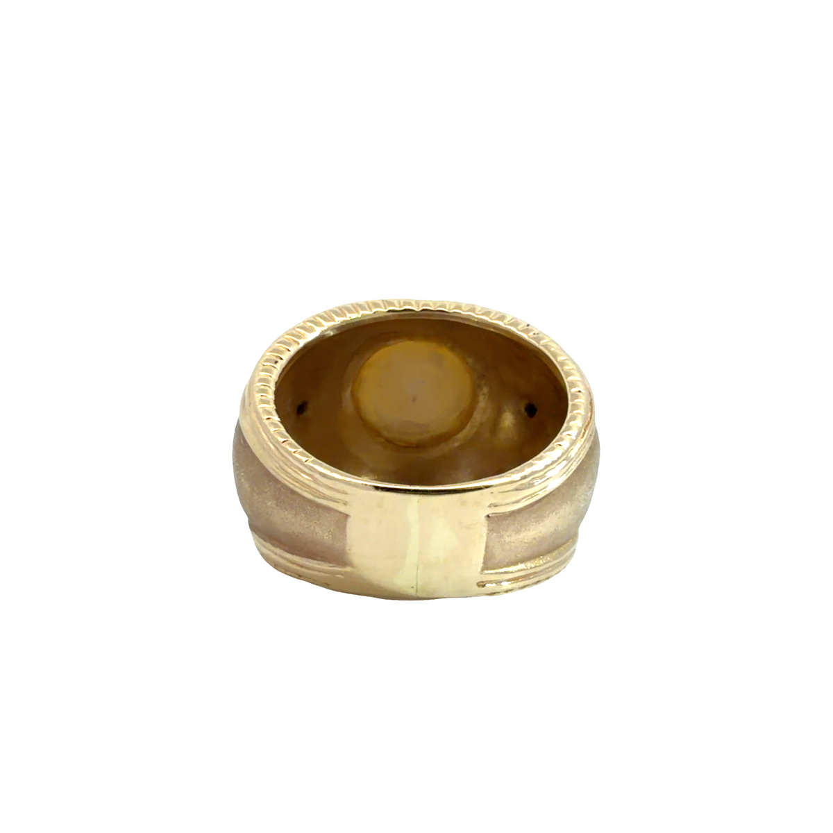 Vintage 14k Yellow Gold Pearl Cocktail Ring