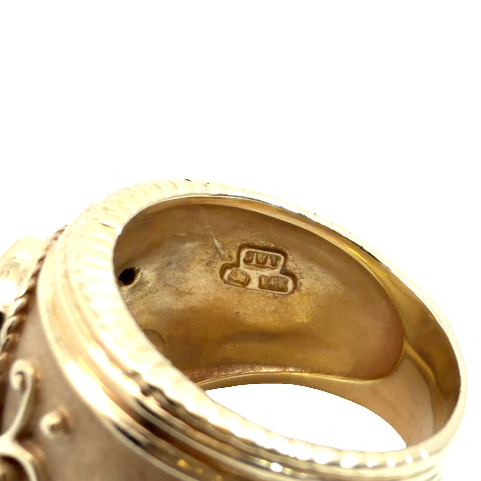 Vintage 14k Yellow Gold Pearl Cocktail Ring