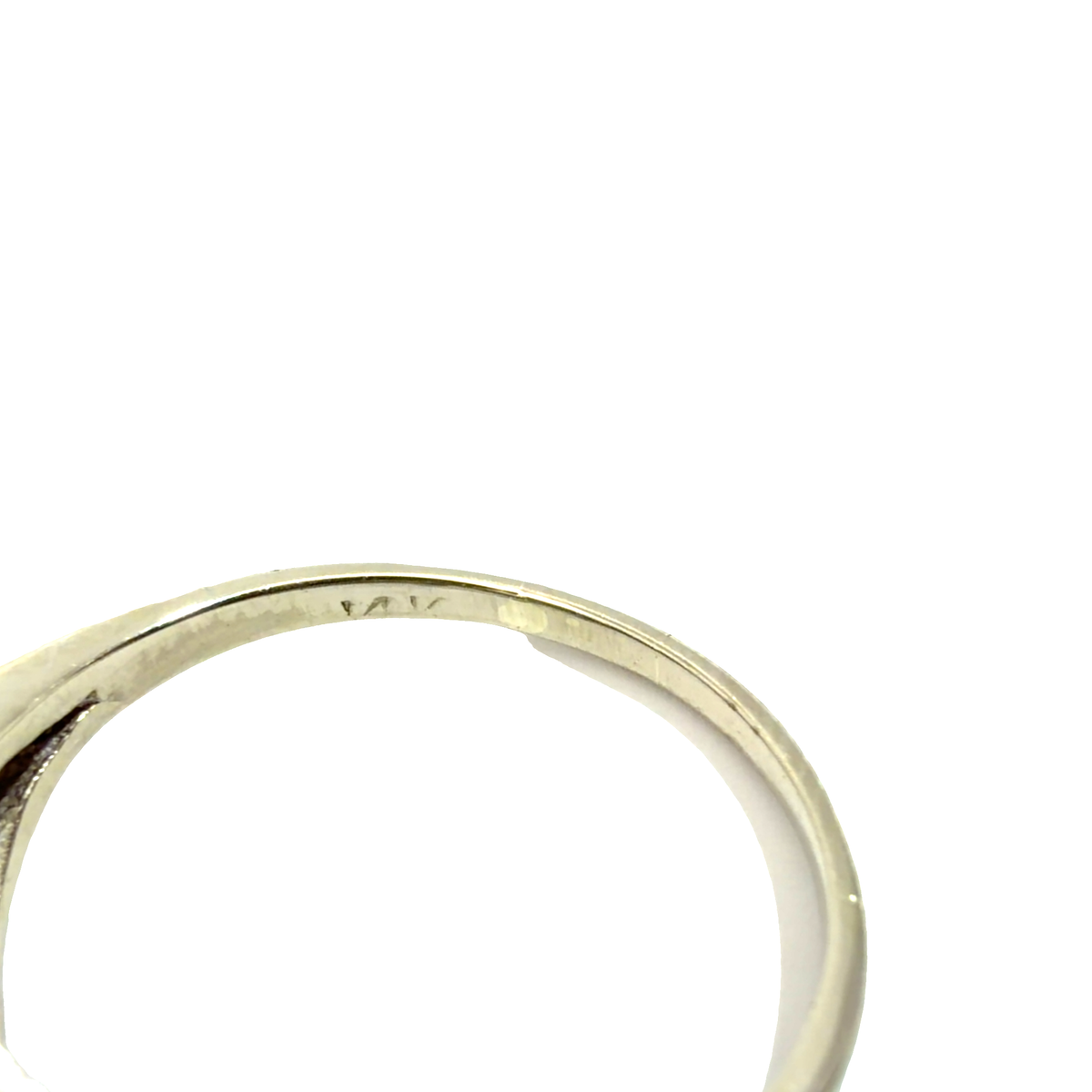 Vintage 14k White Gold 2.60ctw Diamond and 0.75ctw Sapphire Flower Cocktail Ring