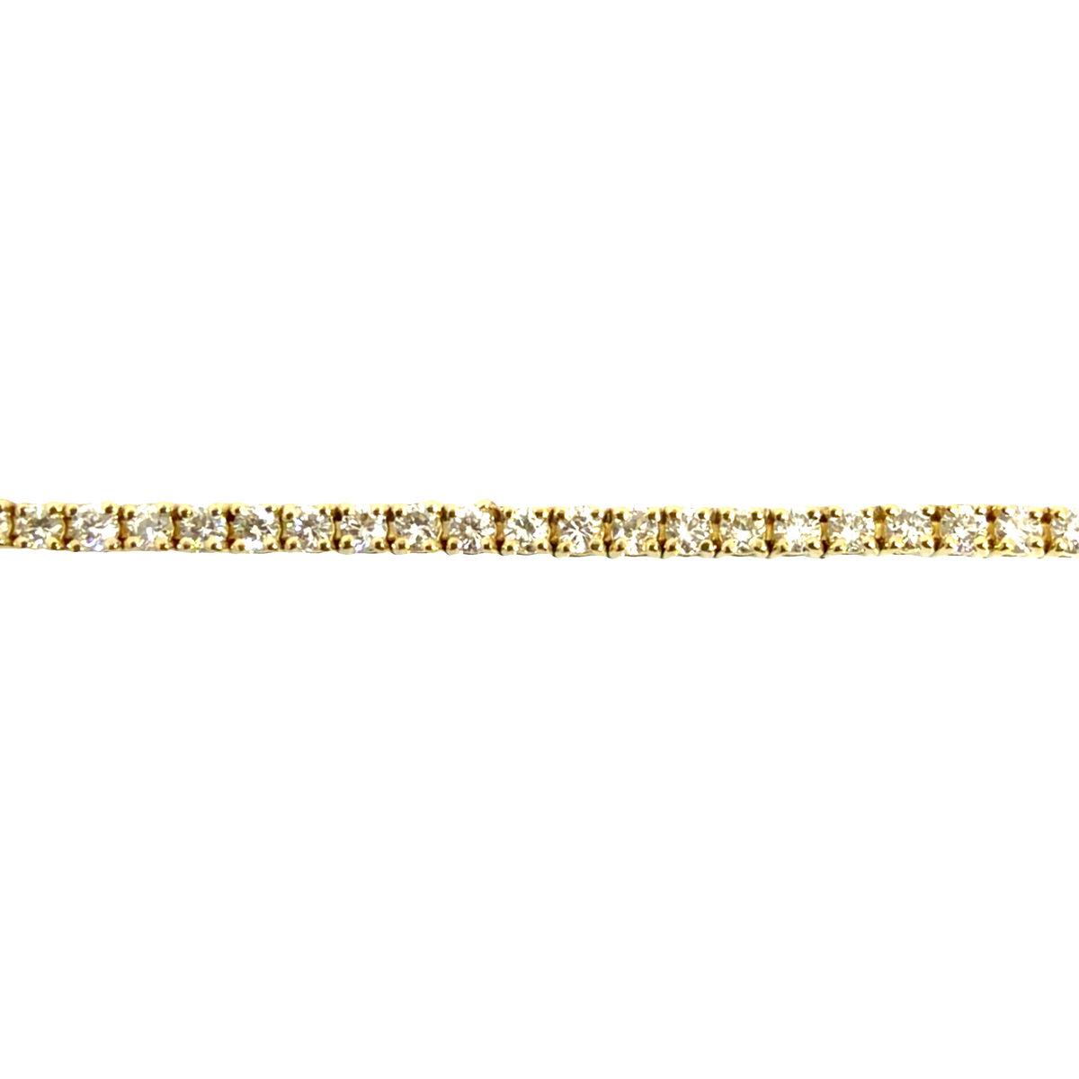 The Jewel Box 14k Yellow Gold Classic 2.76ctw Diamond Tennis Bracelet