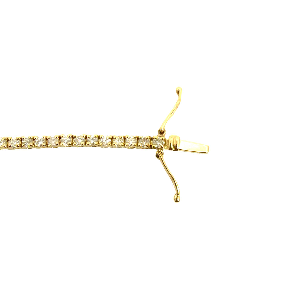 The Jewel Box 14k Yellow Gold Classic 2.76ctw Diamond Tennis Bracelet