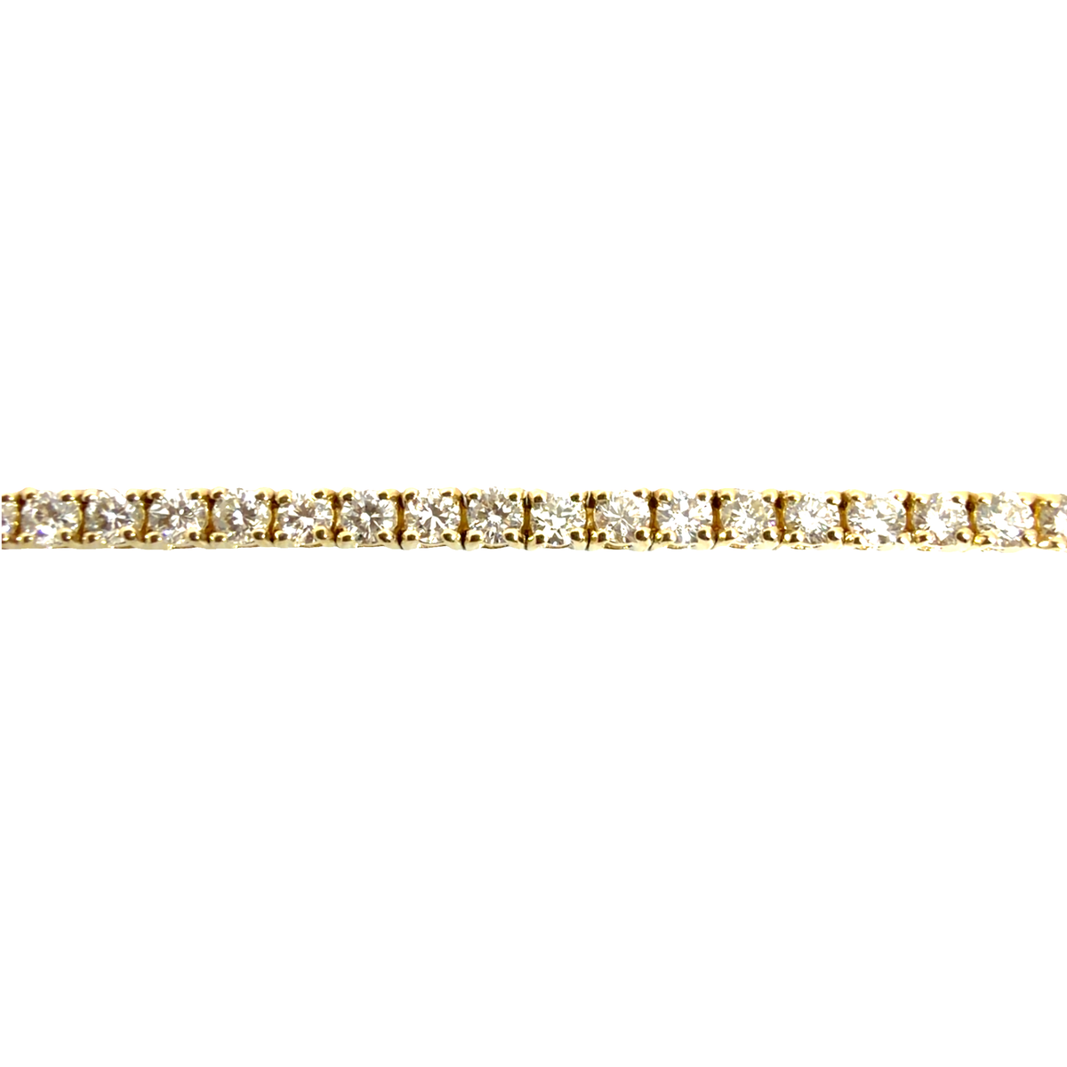 The Jewel Box 14k Yellow Gold Classic 2.35ctw Diamond Tennis Bracelet
