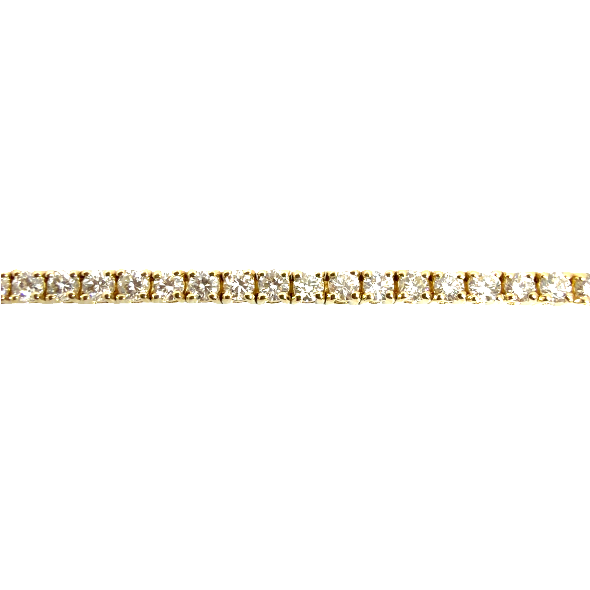 The Jewel Box 14k Yellow Gold Classic 2.35ctw Diamond Tennis Bracelet