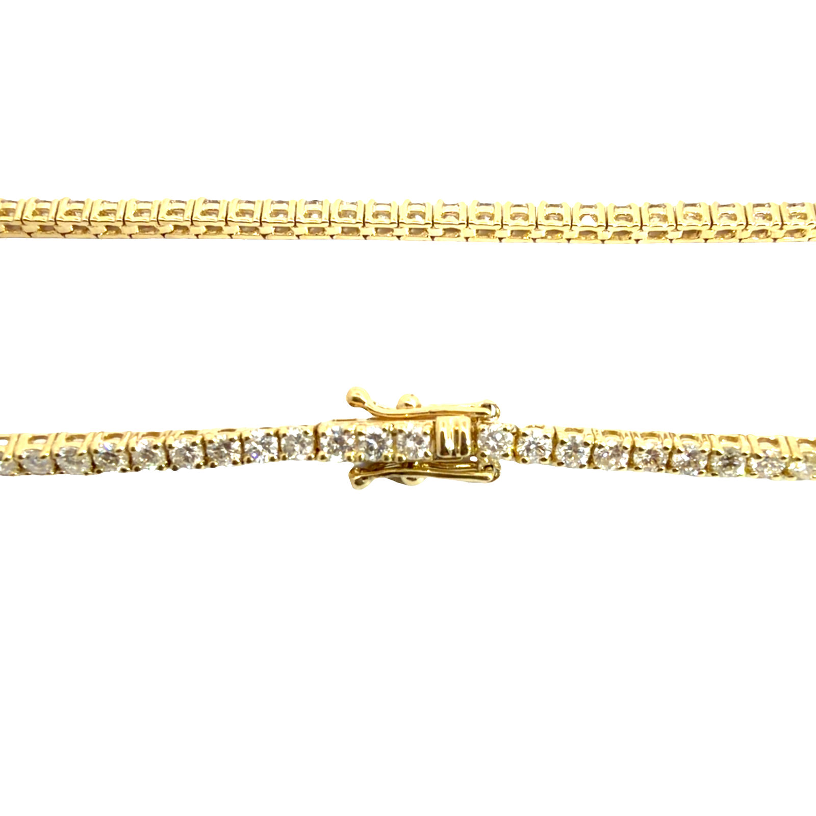 The Jewel Box 14k Yellow Gold Classic 2.35ctw Diamond Tennis Bracelet