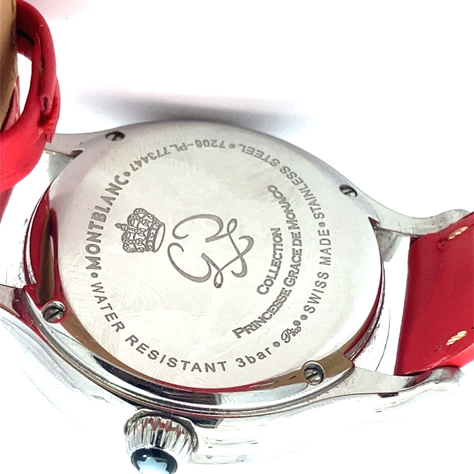 Montblanc Princess Grace De Monaco Watch with  Red deBeer Band