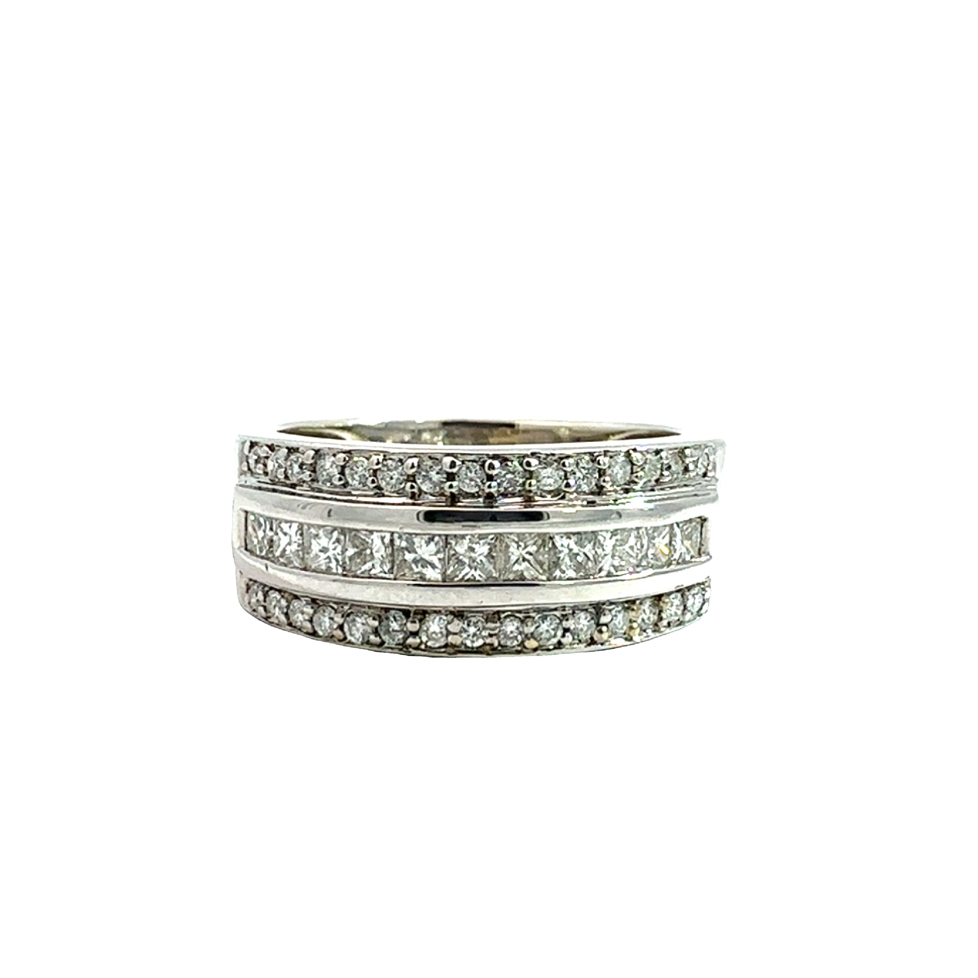 Estate 14k White Gold and 0.71ctw Diamond Ring