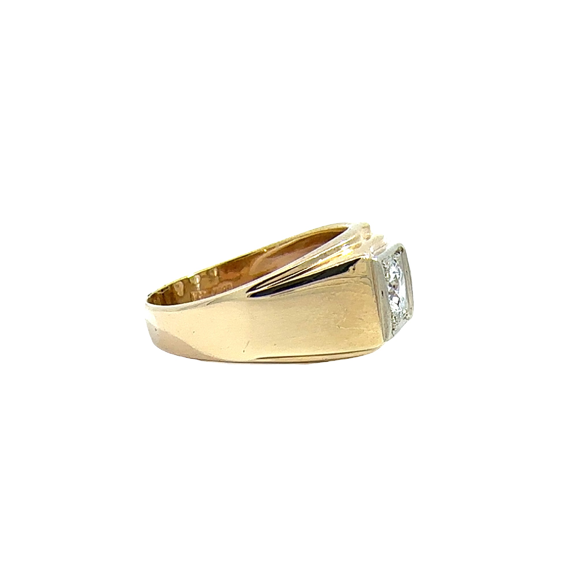 Vintage 14k Yellow Gold and 1.79ctw Diamond Ring
