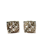 Estate Charles Krypell 14k Diamond Two-Tone Earrings