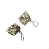 Estate Charles Krypell 14k Diamond Two-Tone Earrings