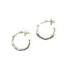 Estate John Hardy Silver Bamboo Hoop Earrings