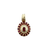 Estate Le Vian 18k Yellow Gold Ruby and Diamond Pendant