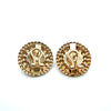 Estate 14k Yellow Gold Dome Earrings