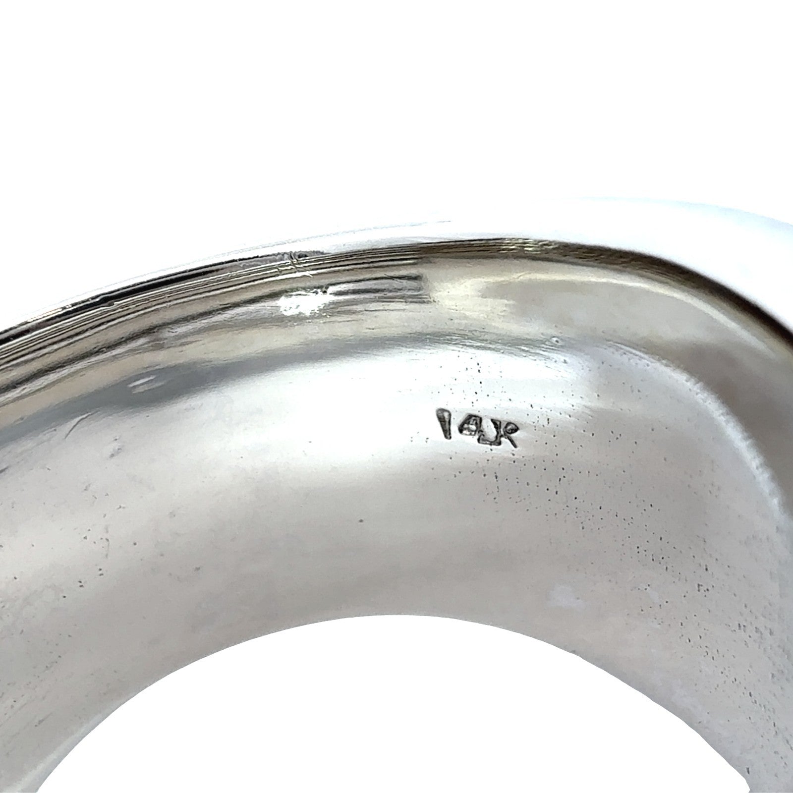 14k White Gold Five-Row 4.75cttw Diamond Band Ring5