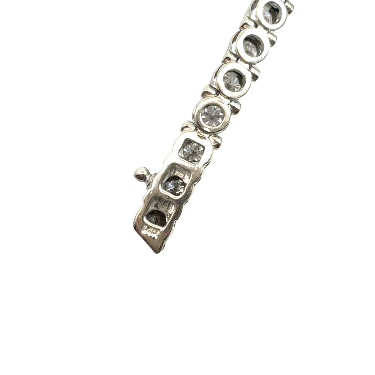 14k White Gold & 5.04cttw Diamond Tennis Bracelet 7"5