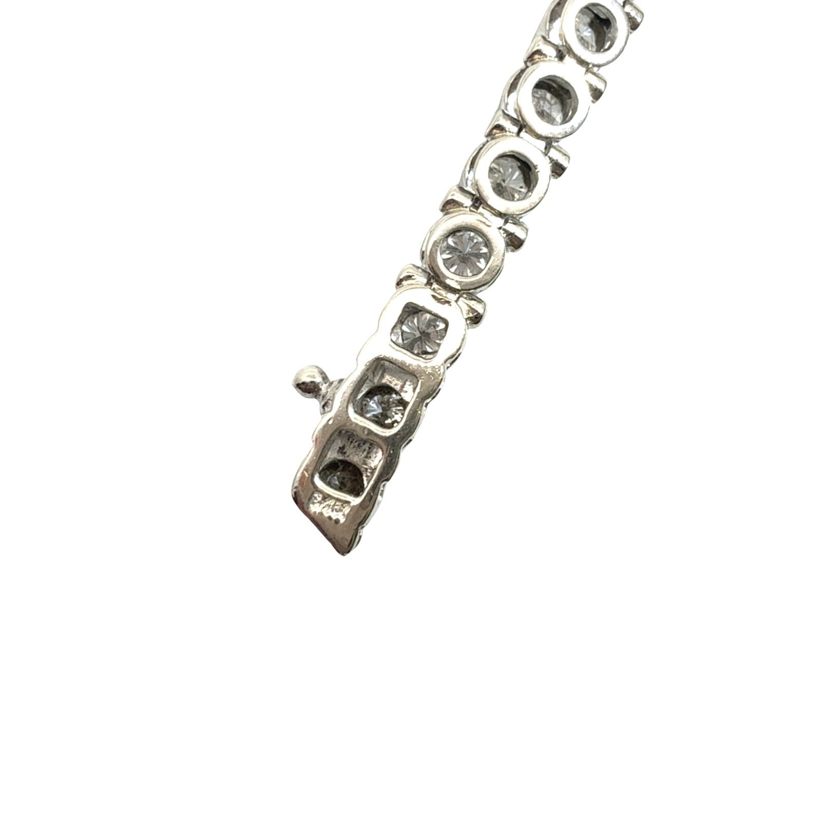 14k White Gold & 5.04cttw Diamond Tennis Bracelet 7"5