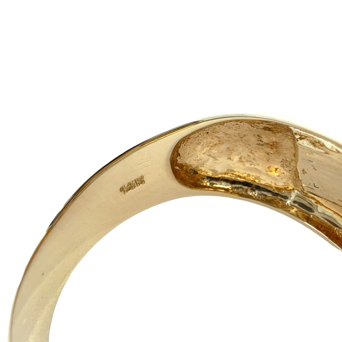 STS 14k Yellow Gold 1.07cttw Tanzanite 0.35cttw Diamond & Opal Inlay Ring6