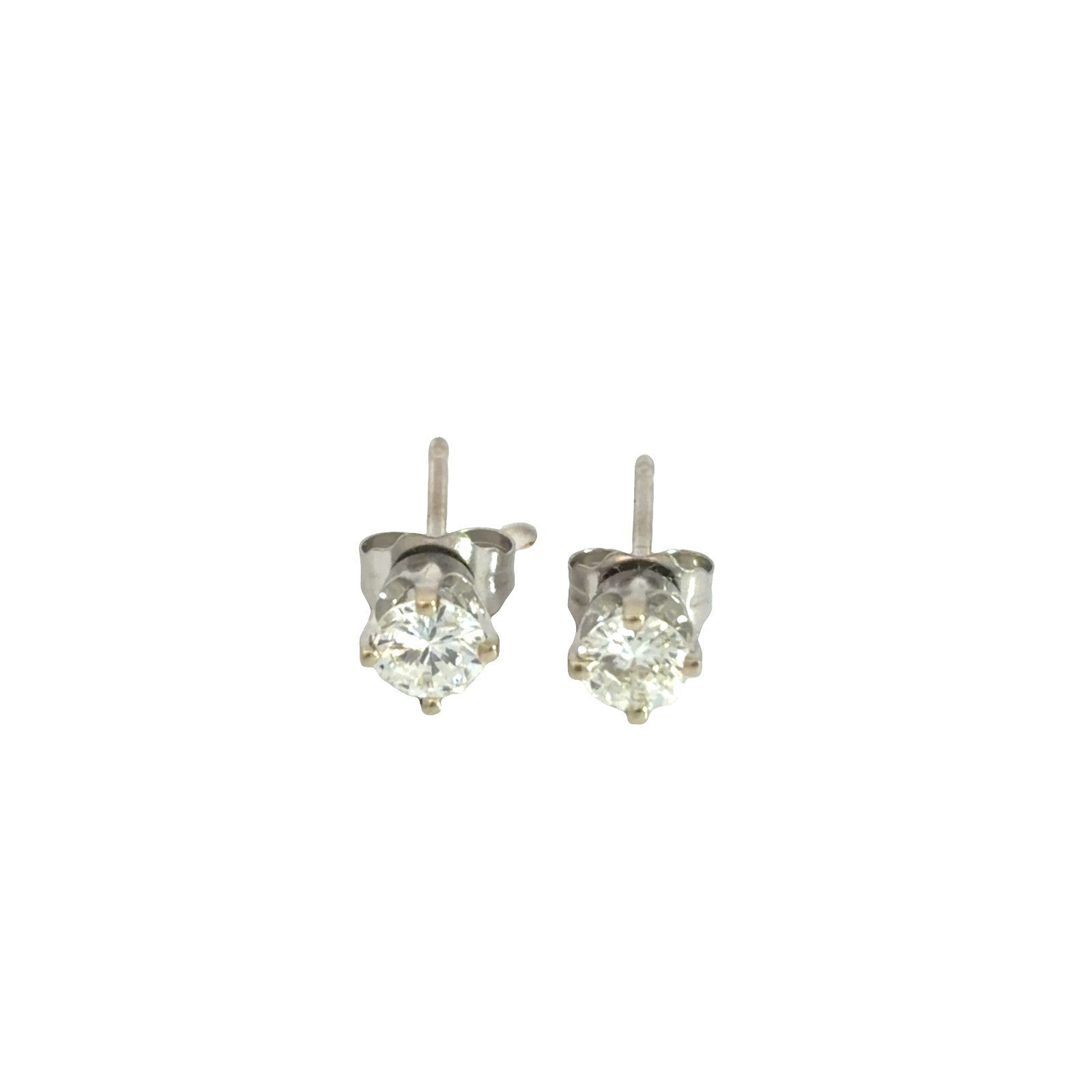 14k White Gold 0.40cttw Diamond Stud Earrings0