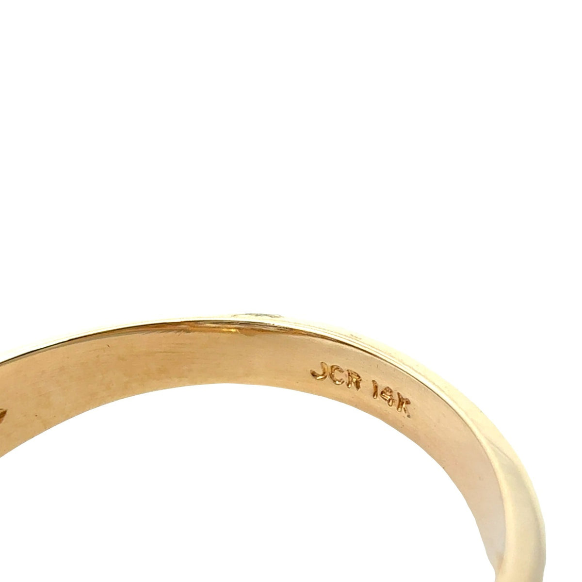 JCR Vintage 14k Yellow Gold Emerald-Cut 11.70tcw Amethyst Cocktail Ring 6.755