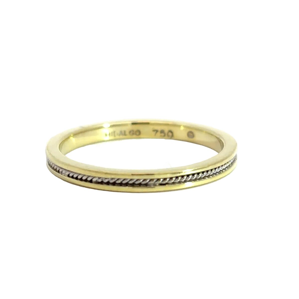 18K Yellow Gold Band Ring0