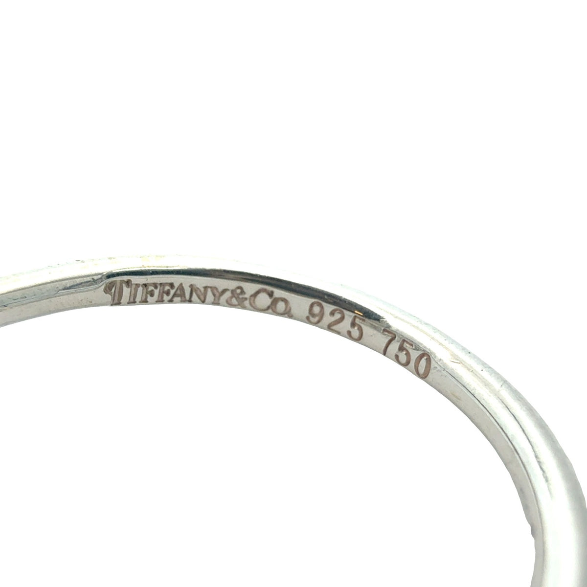 Tiffany&Co. Sterling Silver and 18k Yellow Gold Love Knot Ring6
